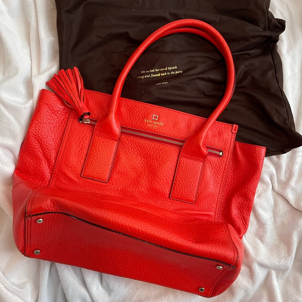 Kate Spade Orange large Tote